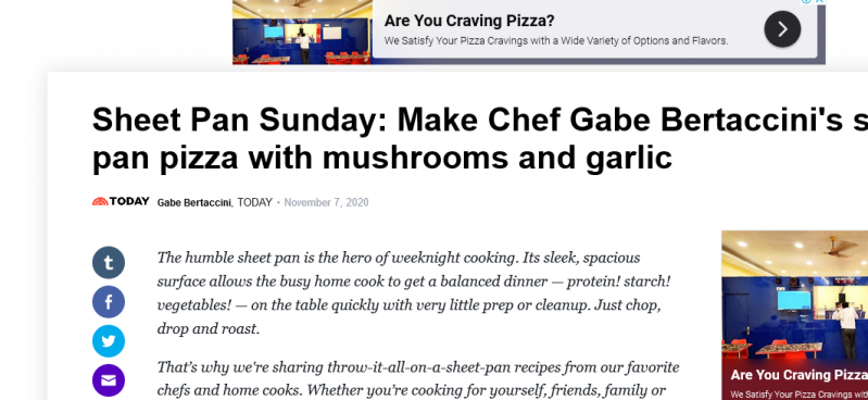 Sheet Pan Sunday: Make Chef Gabe Bertaccini's sheet pan pizza with mushrooms and garlic