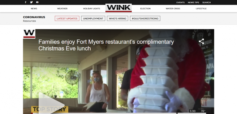 Families enjoy Fort Myers restaurantâ€™s complimentary Christmas Eve lunch