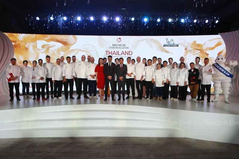 Michelin awards for restaurants chefs in Thailand