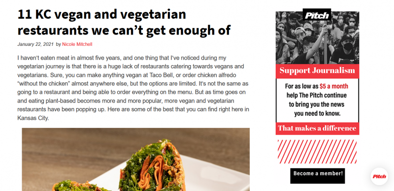 11 KC vegan and vegetarian restaurants we canâ€™t get enough of