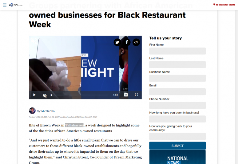 Groups partnering with African American owned businesses for Black Restaurant  Week