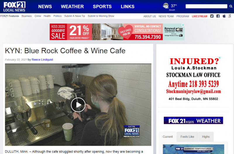 KYN: Blue Rock Coffee & Wine Cafe 