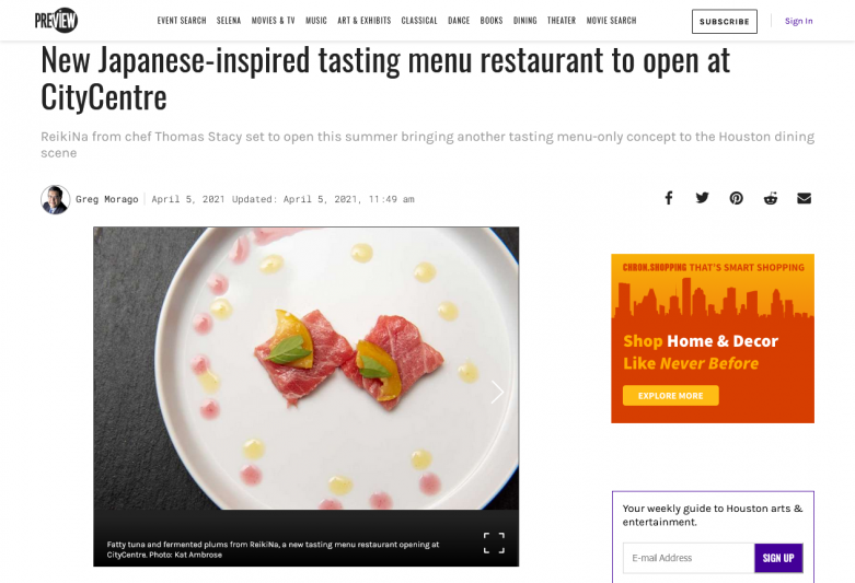 New Japanese-inspired tasting menu restaurant to open at CityCentre