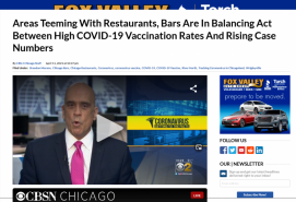 Areas Teeming With Restaurants, Bars Are In Balancing Act Between High COVID-19 Vaccination Rates And Rising Case Numbers
