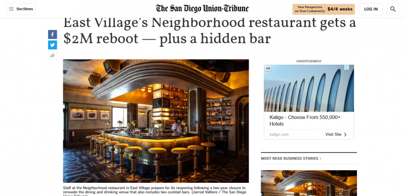 East Village's Neighborhood restaurant gets a $2M reboot â€” plus a hidden bar