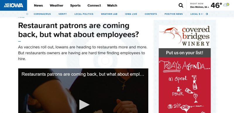 Restaurant patrons are coming back, but what about employees?