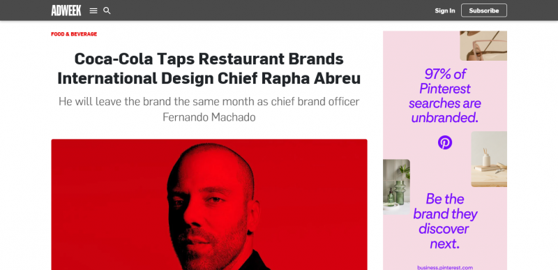 Coca-Cola Taps TBI Design Chief Rapha Abreu