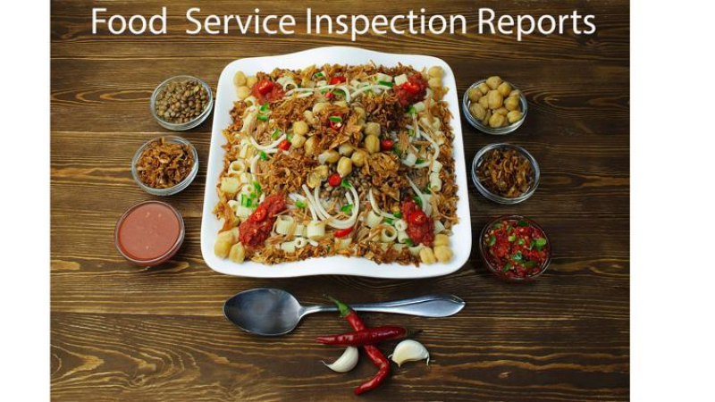 Know before you dine outread this week's restaurant inspection reports